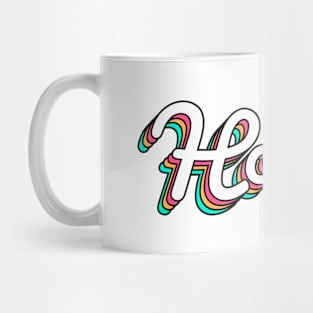 Hobart Australia Retro Script Mug